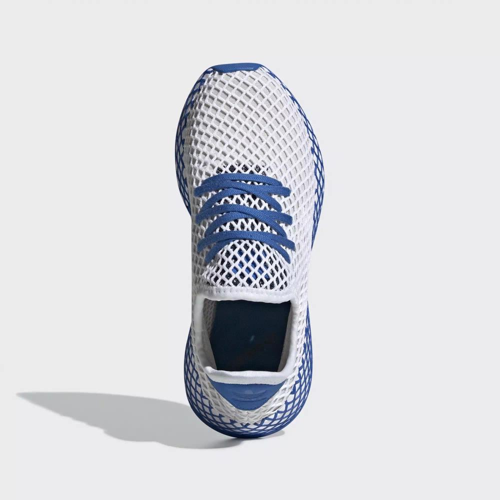 Adidas Deerupt Runner Tenis Blancos Para Niña (MX-67568)